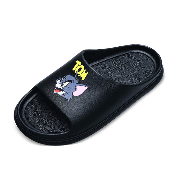 画像1: Tom and Jerry flip flops soft bottom sandals slippers Beach sandals 　ユニセックス男女兼用トムとジェリートム＆ジェリーフリップフロップ  シャワー ビーチ サンダル (1)