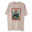 画像6: Smile Face Mona Lisa  print T-SHIRT  スマイルフェイスモナリザペイント半袖Tシャツ  (6)