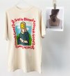 画像5: Smile Face Mona Lisa  print T-SHIRT  スマイルフェイスモナリザペイント半袖Tシャツ  (5)