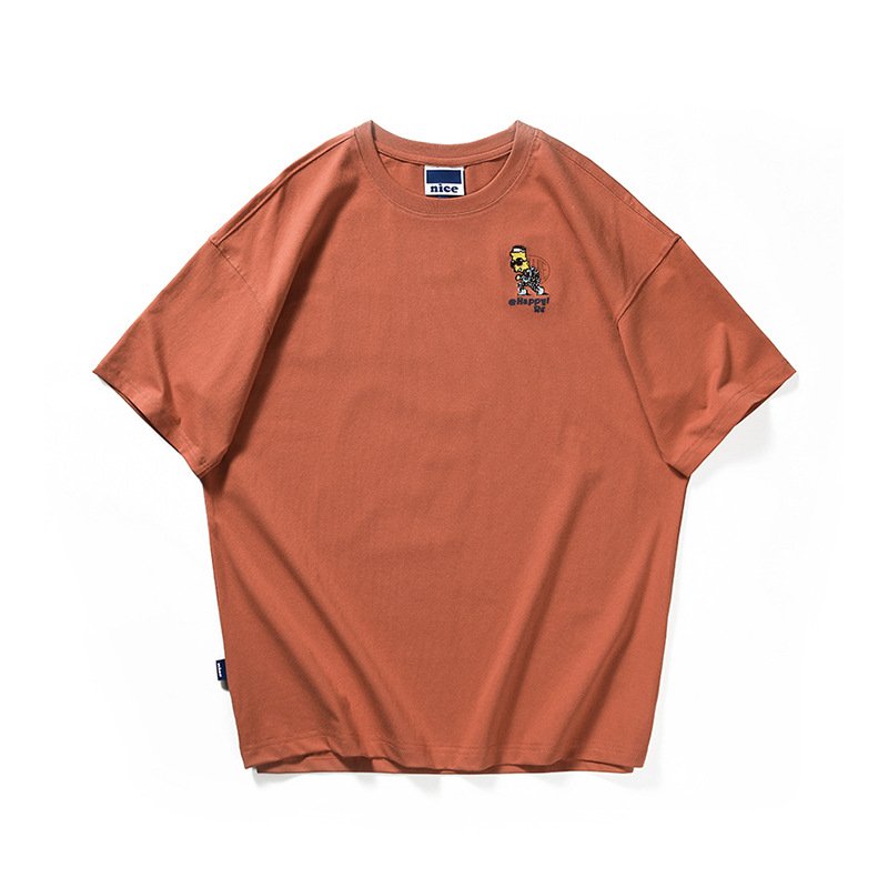 画像8: Happy bart simpson printing short Sleeve t-shirt　ユニセックス 男女兼用ハッピーバートシンプソンプリントTシャツ (8)