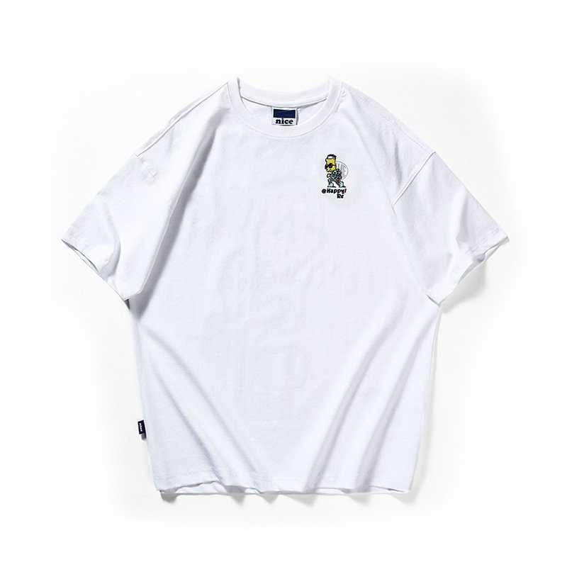 画像5: Happy bart simpson printing short Sleeve t-shirt　ユニセックス 男女兼用ハッピーバートシンプソンプリントTシャツ (5)