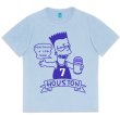 画像1: Bart Simpson handwritten illustration short Sleeve t-shirt　ユニセックス 男女兼用バートシンプソンiイラストプリント半袖Tシャツ (1)