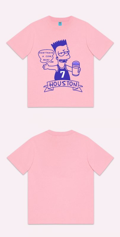 画像10: Bart Simpson handwritten illustration short Sleeve t-shirt　ユニセックス 男女兼用バートシンプソンiイラストプリント半袖Tシャツ (10)