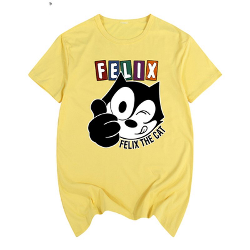 画像16: Felix the cats short Sleeve t-shirt ユニセックス 男女兼用フィリックスザキャットプリント半袖Tシャツ (16)