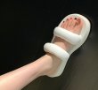 画像4: sponge cake bottom leather fairy flip-flops sandals slippers  プラットフォーム スポンジケーキフリップフロップ サンダル  (4)