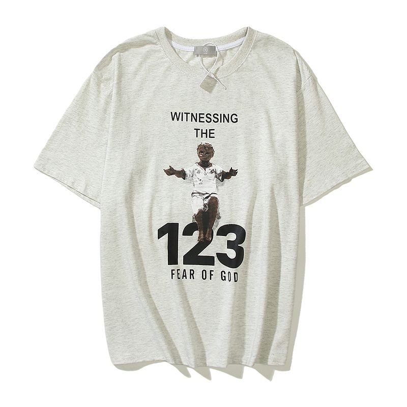 画像2: FEAR OF GOD Los Angeles limited Holy Infant short-sleeved T-shirt ユニセックス 男女兼用ロサンゼルスHoly InfantTシャツ (2)