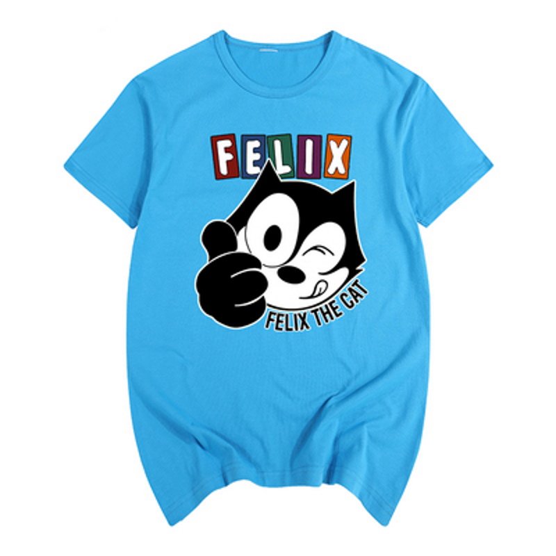 画像5: Felix the cats short Sleeve t-shirt ユニセックス 男女兼用フィリックスザキャットプリント半袖Tシャツ (5)