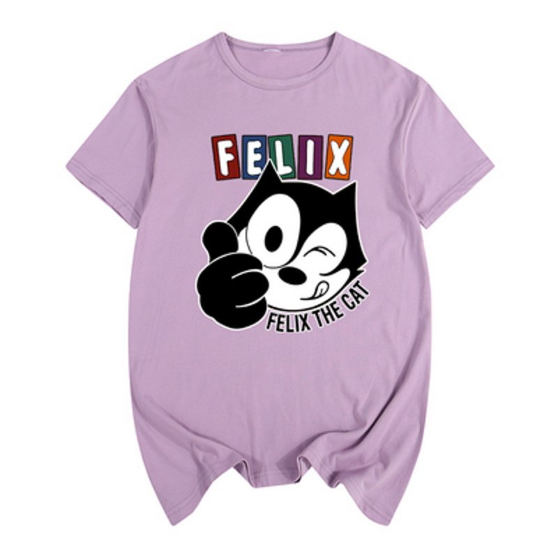 画像8: Felix the cats short Sleeve t-shirt ユニセックス 男女兼用フィリックスザキャットプリント半袖Tシャツ (8)
