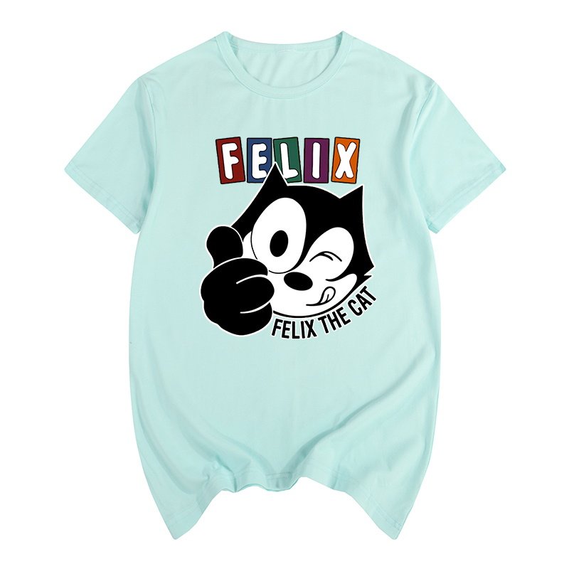 画像15: Felix the cats short Sleeve t-shirt ユニセックス 男女兼用フィリックスザキャットプリント半袖Tシャツ (15)