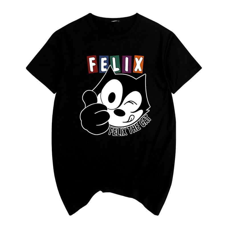 画像3: Felix the cats short Sleeve t-shirt ユニセックス 男女兼用フィリックスザキャットプリント半袖Tシャツ (3)