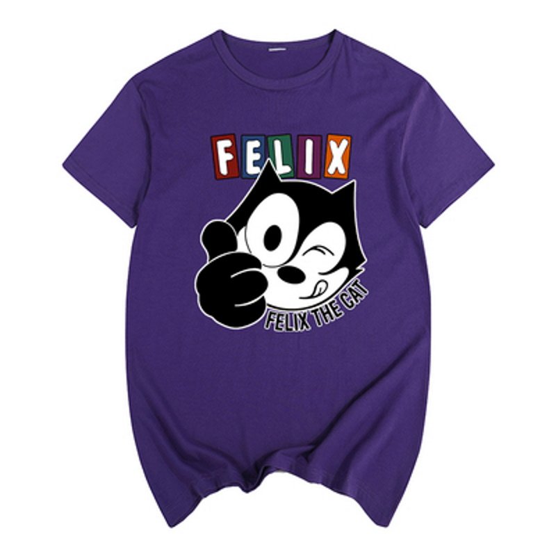 画像9: Felix the cats short Sleeve t-shirt ユニセックス 男女兼用フィリックスザキャットプリント半袖Tシャツ (9)