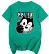 画像1: Felix the cats short Sleeve t-shirt　ユニセックス 男女兼用フィリックスザキャットプリント半袖Tシャツ (1)