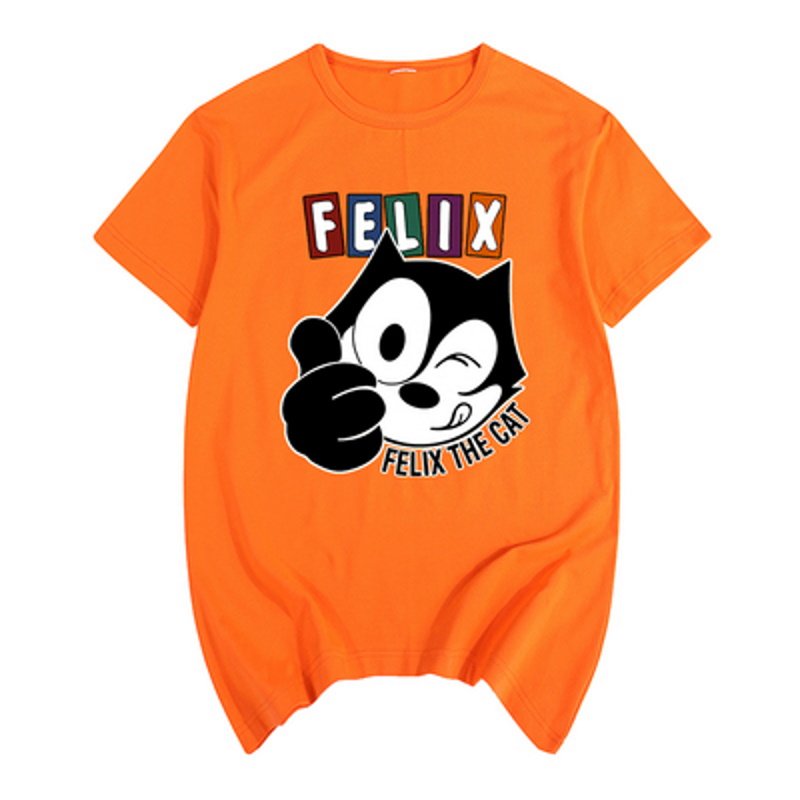 画像17: Felix the cats short Sleeve t-shirt ユニセックス 男女兼用フィリックスザキャットプリント半袖Tシャツ (17)