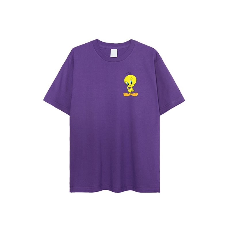 画像5:  Tweety short sleeve t-shirt ユニセックス 男女兼用トゥイーティープリント半袖Tシャツ (5)