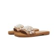 画像3:  Flat leather pearl sandals slippers　 フラットレザーパールサンダル スリッパ  (3)