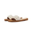 画像15:  Flat leather pearl sandals slippers　 フラットレザーパールサンダル スリッパ  (15)