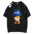 画像2: NASA SOLARNAS ASOLAR Joint short sleeve t-shirt　ユニセックス 男女兼用ナサベア熊ジョイントプリント半袖Tシャツ (2)