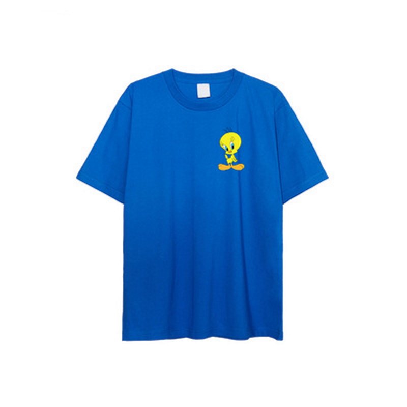 画像4:  Tweety short sleeve t-shirt ユニセックス 男女兼用トゥイーティープリント半袖Tシャツ (4)