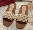 画像10:  Flat leather pearl sandals slippers　 フラットレザーパールサンダル スリッパ  (10)