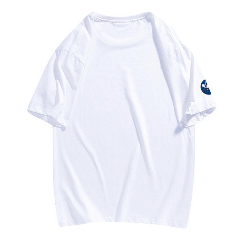 画像8: NASA SOLARNAS ASOLAR Joint short sleeve t-shirt ユニセックス 男女兼用ナサベア熊ジョイントプリント半袖Tシャツ (8)