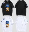 画像7: NASA SOLARNAS ASOLAR Joint short sleeve t-shirt　ユニセックス 男女兼用ナサベア熊ジョイントプリント半袖Tシャツ (7)