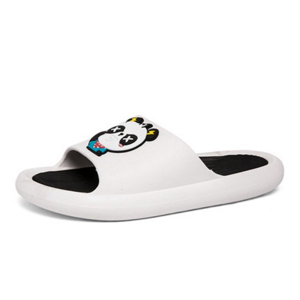 画像1: kaws panda flip flops soft bottom sandals slippers Beach sandals 　ユニセックス男女兼用カウズパンダフリップフロップ  シャワー ビーチ サンダル (1)