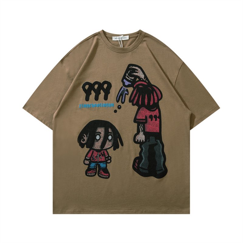 画像3: BF. BORFEND Unisex Hip hop boys 999 print t-shirts ユニセックス 男女兼用 ヒップホップボーイズ プリントTシャツ (3)