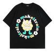 画像2: Circle Logo kaws Rabbit print t-shirts  ユニセックス 男女兼用 サークルロゴカウズラビットプリントTシャツ (2)