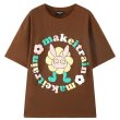 画像1: Circle Logo kaws Rabbit print t-shirts  ユニセックス 男女兼用 サークルロゴカウズラビットプリントTシャツ (1)