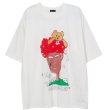 画像1: Funny portrait print t-shirts  ユニセックス 男女兼用 ファニーポートレート＆ベアプリントTシャツ (1)