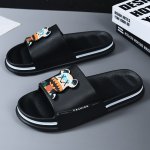 画像2: kaws Bearbrick flip flops soft bottom sandals slippers Beach sandals 　ユニセックス男女兼用カウズベアブリックフリップフロップ  シャワー ビーチ サンダル (2)