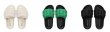 画像5: Down crochet soft bottom flat sandals slippers　 フラットダウン編み込みサンダル スリッパ  (5)