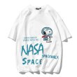 画像2: nasa x snoopy print t-shirts  　ユニセックス 男女兼用 ナサ×スヌーピープリントTシャツ (2)