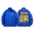 画像5: Simpson Family Sports Taste Jacket BASEBALL JACKET baseball uniform jacket blouson  ユニセックス 男女兼用シンプソンファミリースポーツテイストジャケットスタジャン MA-1 ボンバー ジャケット ブルゾン (5)