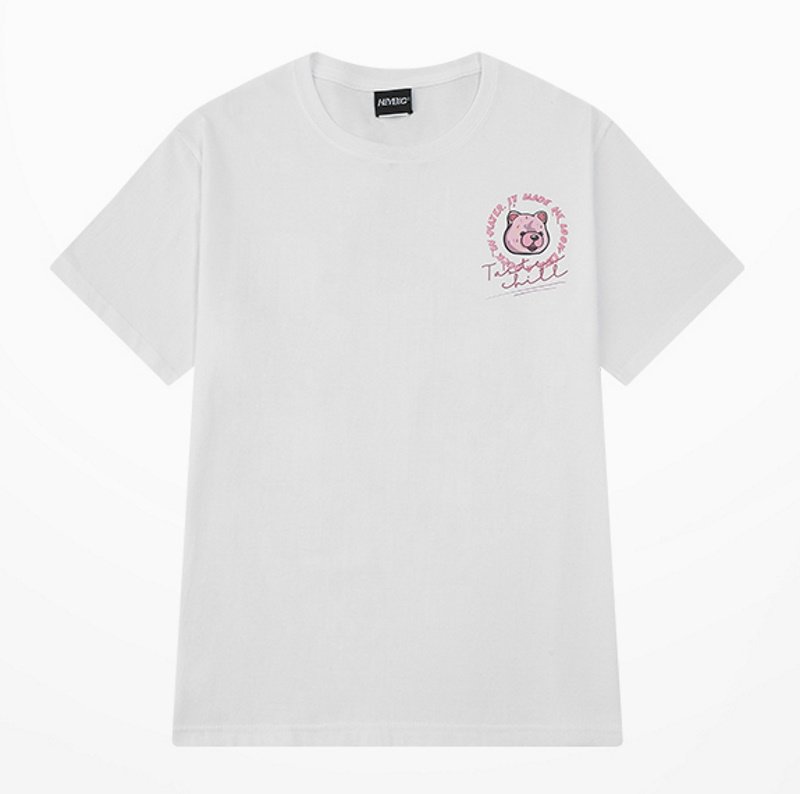 画像4: Spoofing polar bear t-shirts   ユニセックス 男女兼用なりすましシロクマ熊プリントTシャツ (4)