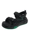 画像1: new Velcro soft bottom sandals slippers Beach sandals 　ユニセックス男女兼用 フラットベルクロスポーツフリップフロップ  シャワー ビーチ サンダル (1)