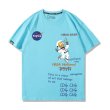 画像4: nasa x Homer Simpson short sleeve  t-shirts  　ユニセックス 男女兼用nasaナサ×ホーマーシンプソンプリントTシャツ (4)