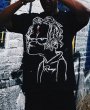 画像5: Bart Simpson Cross Print t-shirts  　ユニセックス 男女兼用バートシンプソンクロスプリントTシャツ (5)