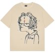 画像1: Bart Simpson Cross Print t-shirts  　ユニセックス 男女兼用バートシンプソンクロスプリントTシャツ (1)
