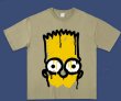 画像10: graffiti Simpson big head Print t-shirts  　ユニセックス 男女兼用ビッグヘッドシンプソングラフィックプリントTシャツ (10)