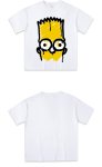 画像2: graffiti Simpson big head Print t-shirts  　ユニセックス 男女兼用ビッグヘッドシンプソングラフィックプリントTシャツ (2)