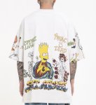 画像4: Simpson Religious Round Neck Print t-shirts  　ユニセックス 男女兼用シンプソン宗教プリントTシャツ (4)