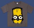 画像9: graffiti Simpson big head Print t-shirts  　ユニセックス 男女兼用ビッグヘッドシンプソングラフィックプリントTシャツ (9)