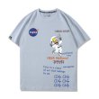 画像5: nasa x Homer Simpson short sleeve  t-shirts  　ユニセックス 男女兼用nasaナサ×ホーマーシンプソンプリントTシャツ (5)