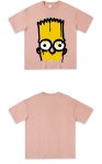 画像7: graffiti Simpson big head Print t-shirts  　ユニセックス 男女兼用ビッグヘッドシンプソングラフィックプリントTシャツ (7)