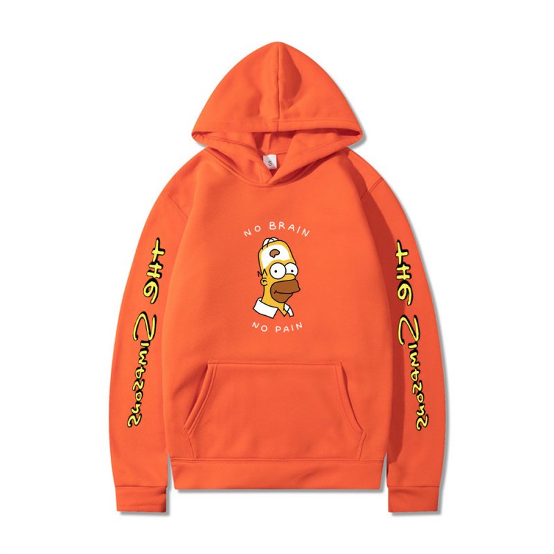 画像11: Homer Simpson Long Sleeve hoodie  ユニセックス 男女兼用ホーマーシンプソン長袖フーディーパーカー (11)