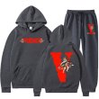 画像8: VLONE FRIENDS angel big V setup Hoodie and Pants Set 　ユニセックス男女兼用VLONEFRIENDSエンジェルビッグVプリント セットアップ スウェットフーディ＆パンツセット (8)