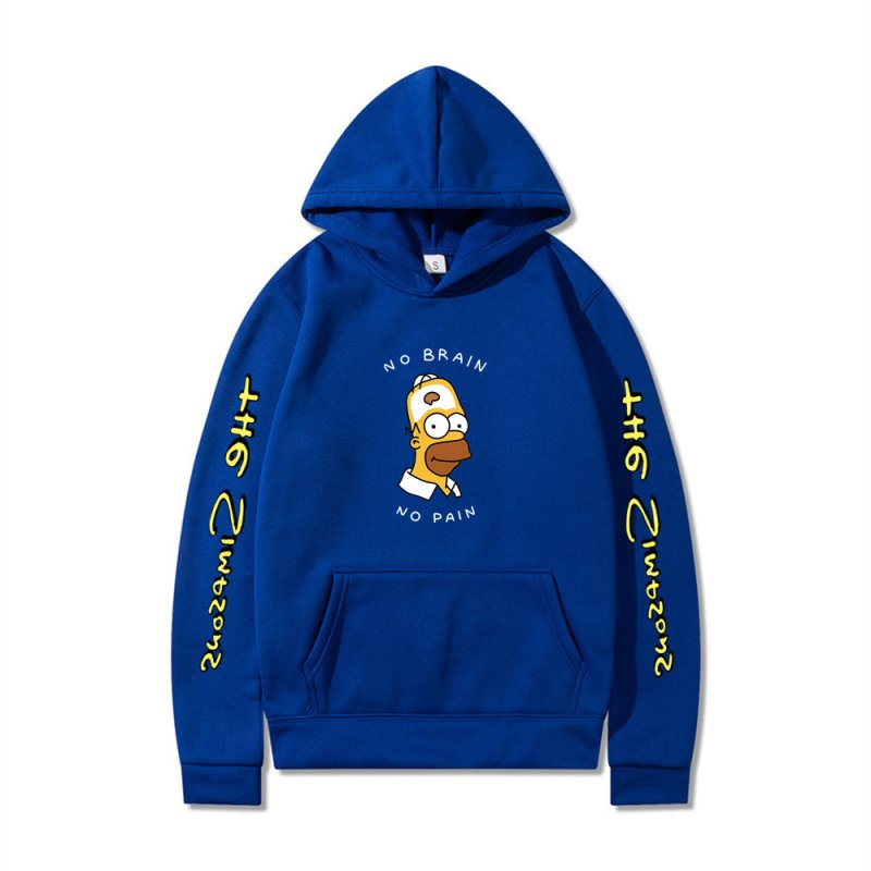 画像7: Homer Simpson Long Sleeve hoodie  ユニセックス 男女兼用ホーマーシンプソン長袖フーディーパーカー (7)