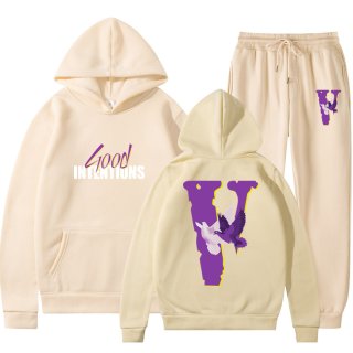 VLONE FRIENDS angel big V setup Hoodie and Pants Set ユニ
