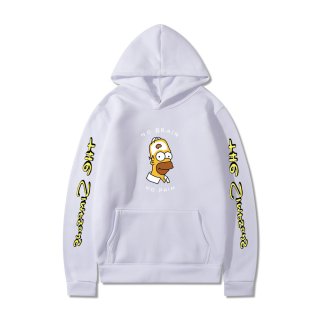 homer simpson x donuts hoodie ユニセックス男女兼用ホーマー